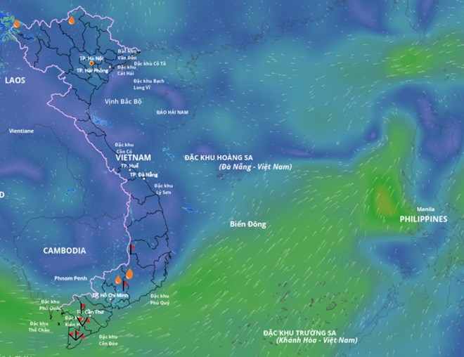 Xuất hiện vùng áp thấp mới khả năng sắp mạnh lên, dự báo diễn biến thời tiết xấu