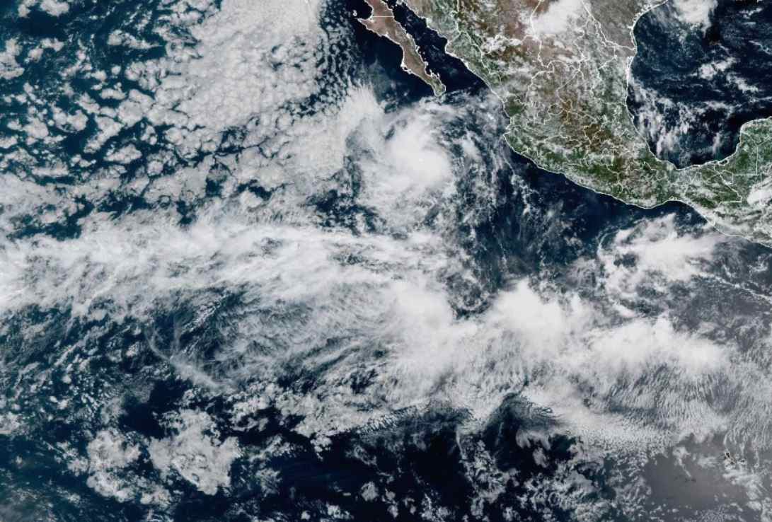 Bão nhiệt đới Mario hình thành ngoài khơi phía tây Mexico, ngày 14.9.2025. Ảnh: NOAA