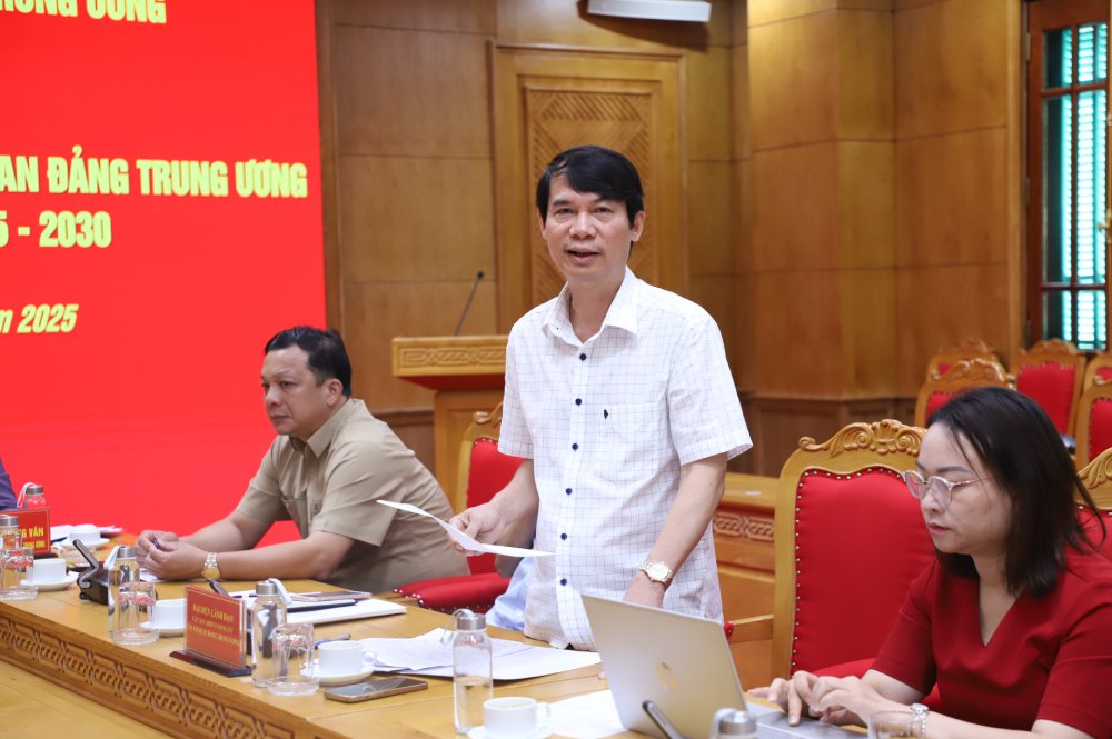 Ông Nguyễn Đăng Tiến - Phó Chánh Văn phòng Thường trực Đảng ủy các cơ quan Đảng Trung ương. Ảnh: Trần Vương