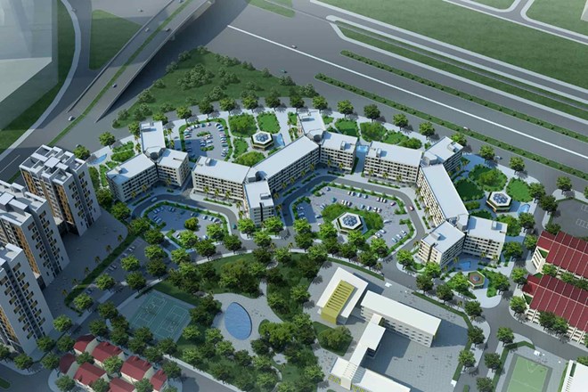 Tổng quan khu đô thị nhà ở xã hội Kiến Hưng. Ảnh: Công ty cổ phần đầu tư phát triển đô thị Kiến Hưng