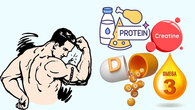 4 dưỡng chất giúp ngăn mất cơ bắp ở nam giới sau 50 tuổi