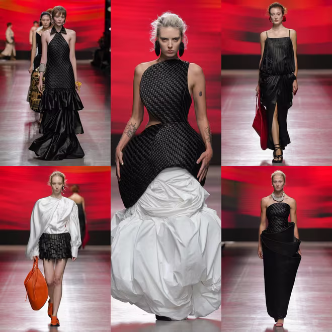 Lụa Lãnh Mỹ A xuất hiện tại Tuần lễ thời trang Milan năm nay trong BST của Phan Đăng Hoàng Lụa Lãnh Mỹ A xuất hiện tại Tuần lễ thời trang Milan năm nay trong BST của Phan Đăng Hoàng