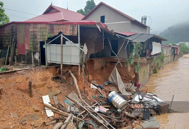 Lũ quét đi qua khiến bản làng vùng cao Lào Cai đổ nát, tan hoang