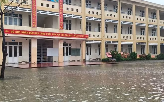 Sở GD-ĐT Hà Nội cảnh báo ngập lụt do mưa lớn chiều tối nay