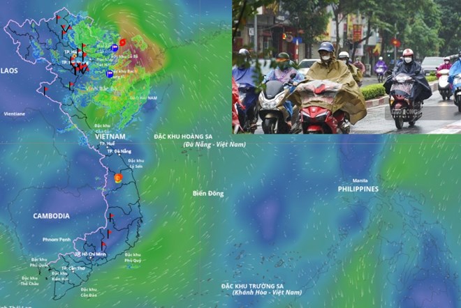 Bão số 11 Matmo đổ bộ giật cấp 10, gây mưa to đến hết đêm 7.10