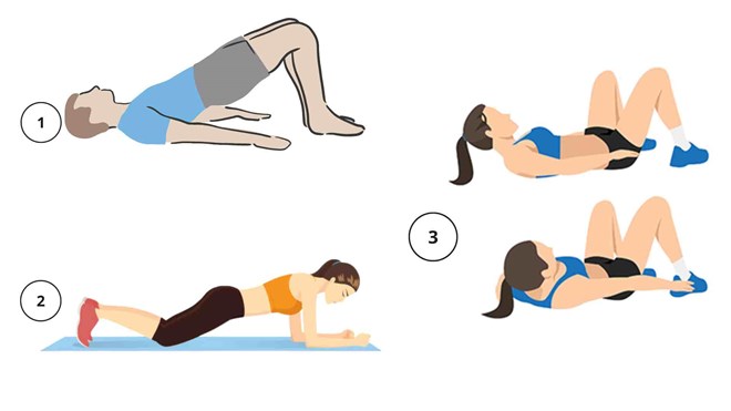 Bài tập cơ bụng giúp tăng cường sức mạnh ở người trên 50 tuổi