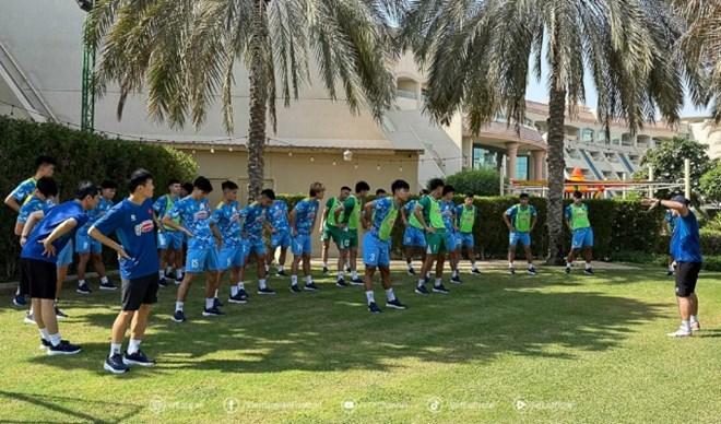 U23 Việt Nam còn 1 trận giao hữu gặp U23 Qatar ngày 13.10. Ảnh: VFF