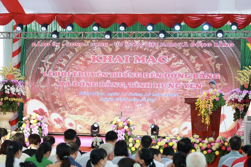 Lễ hội truyền thống đền Đồng Bằng năm 2025 diễn ra từ 11 đến 17/10/2025 (tức 20 - 26/8 âm lịch).