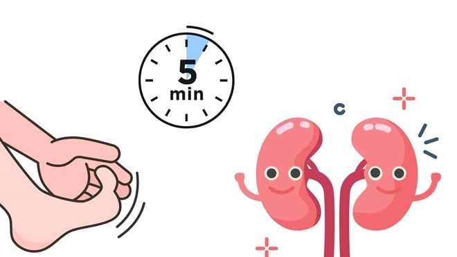 5 phút mỗi ngày để nuôi dưỡng thận, giải độc