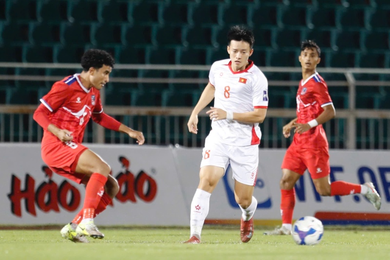 Hàng công của tuyển Việt Nam chưa đủ sắc bén. Ảnh: Thanh Vũ