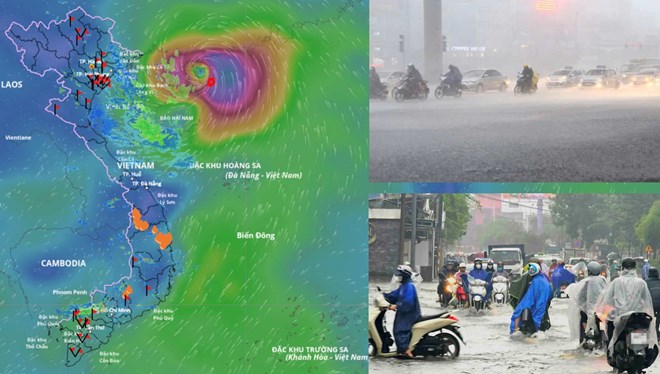 Sắp vào thời gian bão và không khí lạnh dồn dập gây mưa to