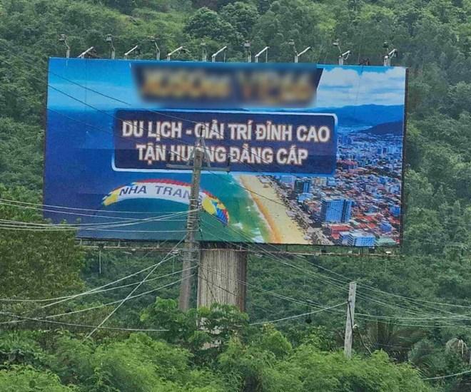 Khánh Hòa chỉ đạo xử lý biển quảng cáo trò chơi cá cược trực tuyến