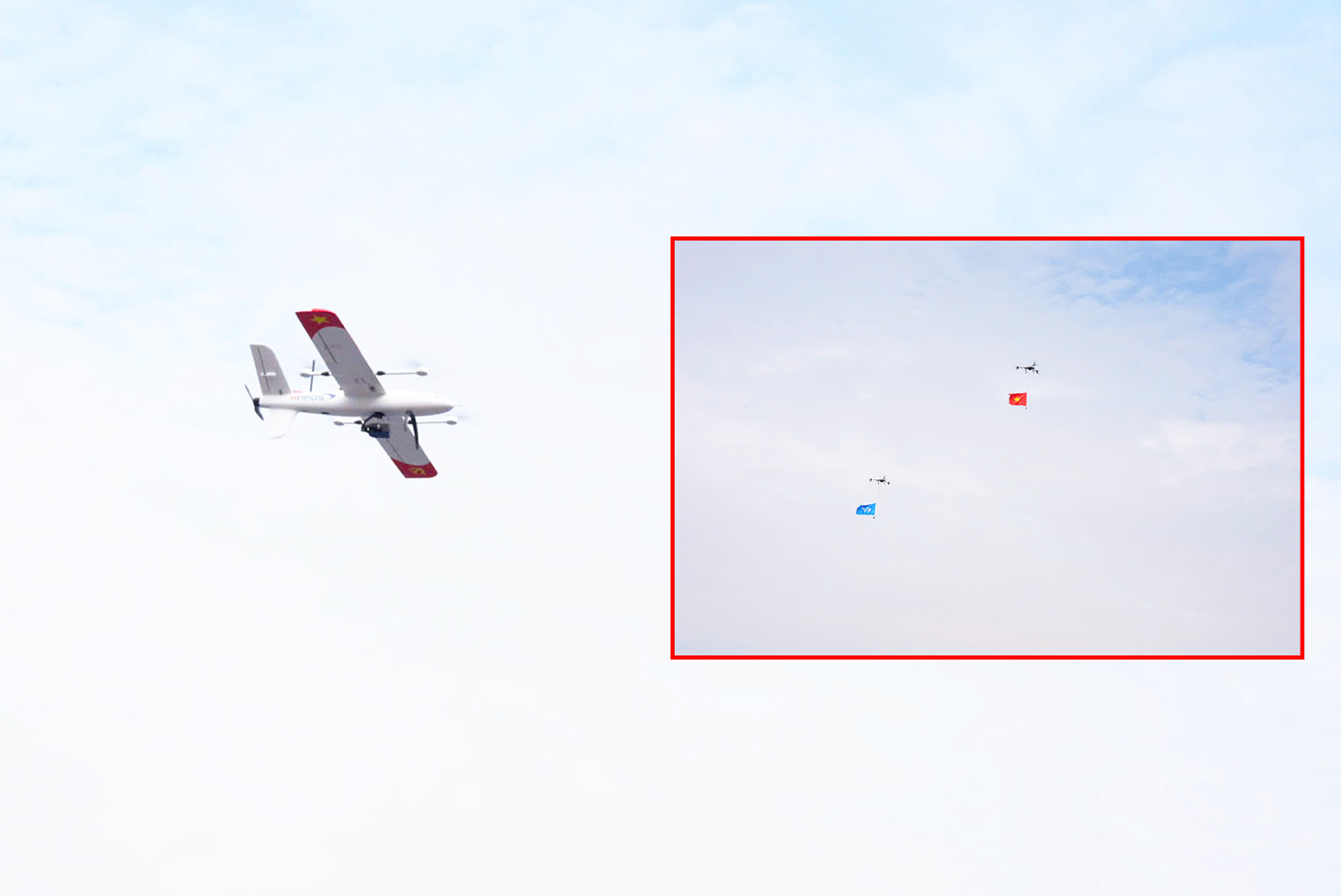 Các màn trình diễn công nghệ ấn tượng tại buổi lễ. Ảnh: Hạo Thiên