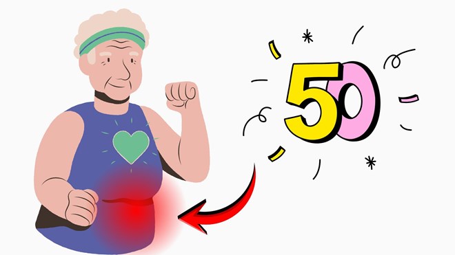 Bài tập giúp giảm mỡ bụng và làm thon gọn vòng eo sau tuổi 50