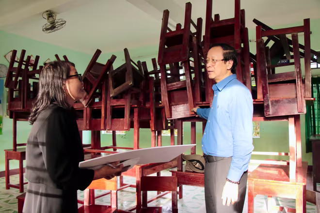 Trường học của Đà Nẵng thiệt hại nặng do bão số 12 Trường học của Đà Nẵng thiệt hại nặng do bão số 12