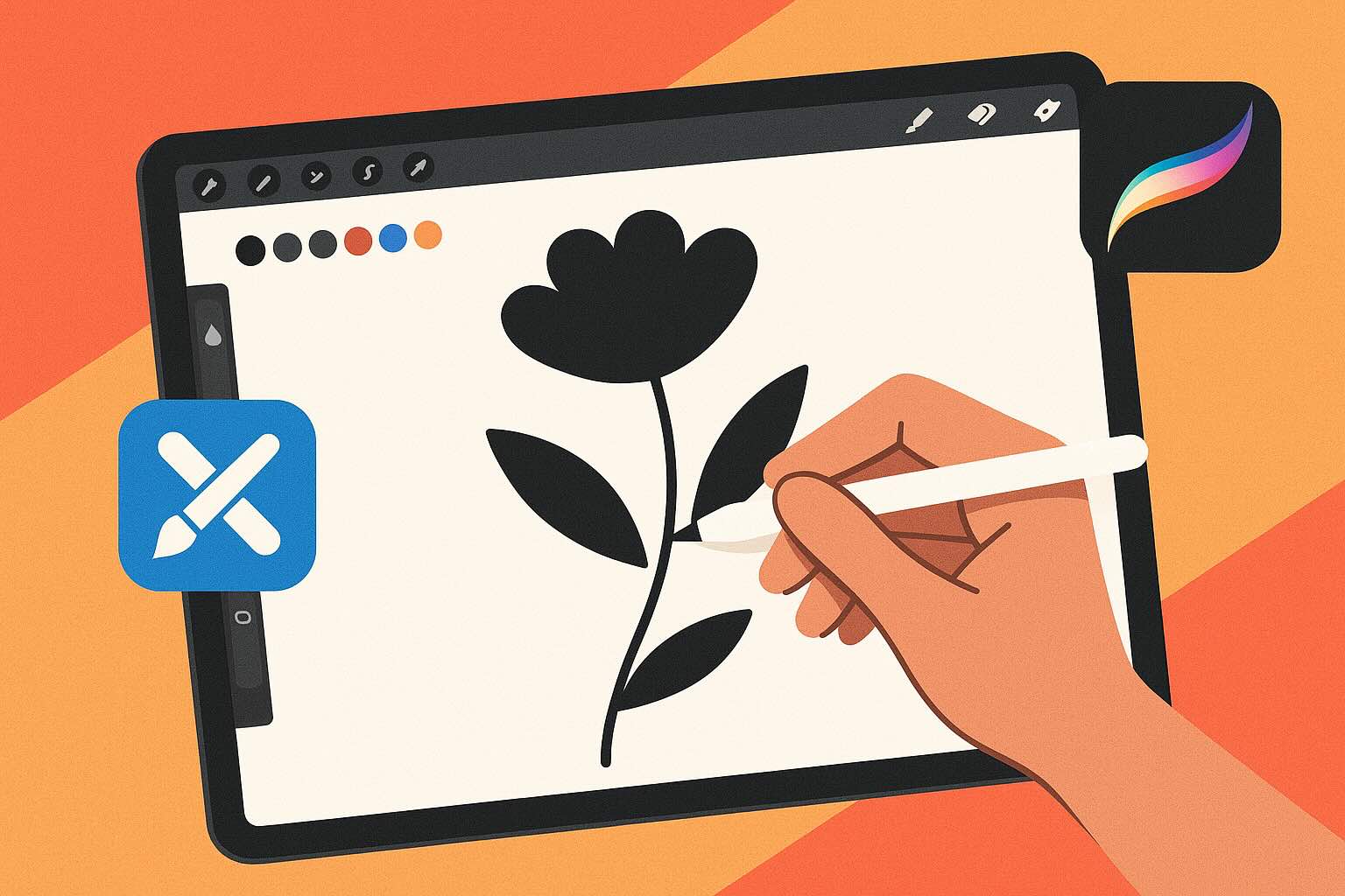 Ứng dụng sáng tạo phát triển mạnh, đưa iPad trở thành studio di động. Đồ họa: Hạo Thiên