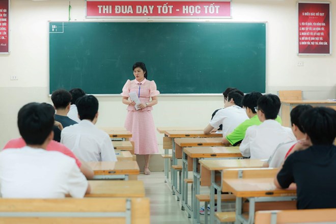 Theo dự thảo Nghị định quy định chính sách tiền lương, chế độ phụ cấp đối với nhà giáo, tất cả nhà giáo đều được hưởng hệ số lương đặc thù. Ảnh: Hải Nguyễn