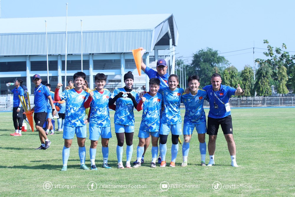 SEA Games 33: Đội tuyển nữ Việt Nam chuẩn bị kỹ lưỡng cho trận ra quân gặp Malaysia - ảnh 3