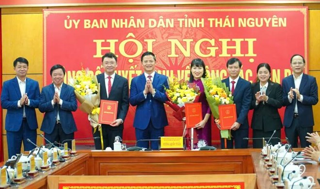 Thái Nguyên điều động, bổ nhiệm các lãnh đạo cấp sở