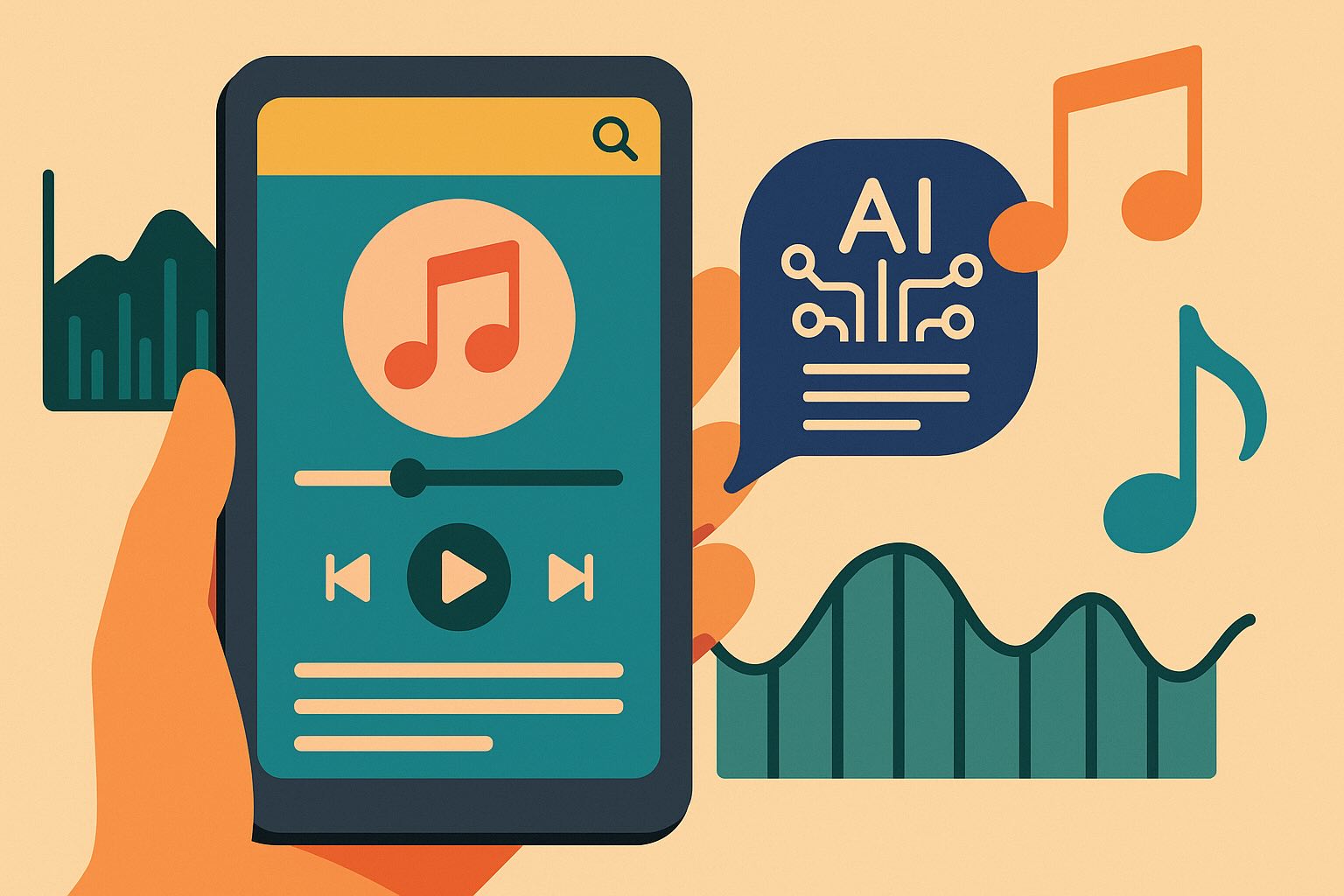 Spotify thử nghiệm công cụ giúp người dùng kiểm soát thuật toán gợi ý nhạc. Đồ họa: Hạo Thiên