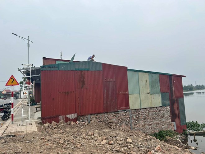 Kiên quyết phá dỡ những công trình vi phạm khu vực sông Sàng, Hải Phòng