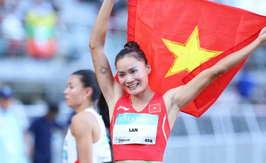 Đây cũng là lần cuối cùng Quách Thị Lan tham dự một kỳ SEA Games. Ảnh: Minh Anh