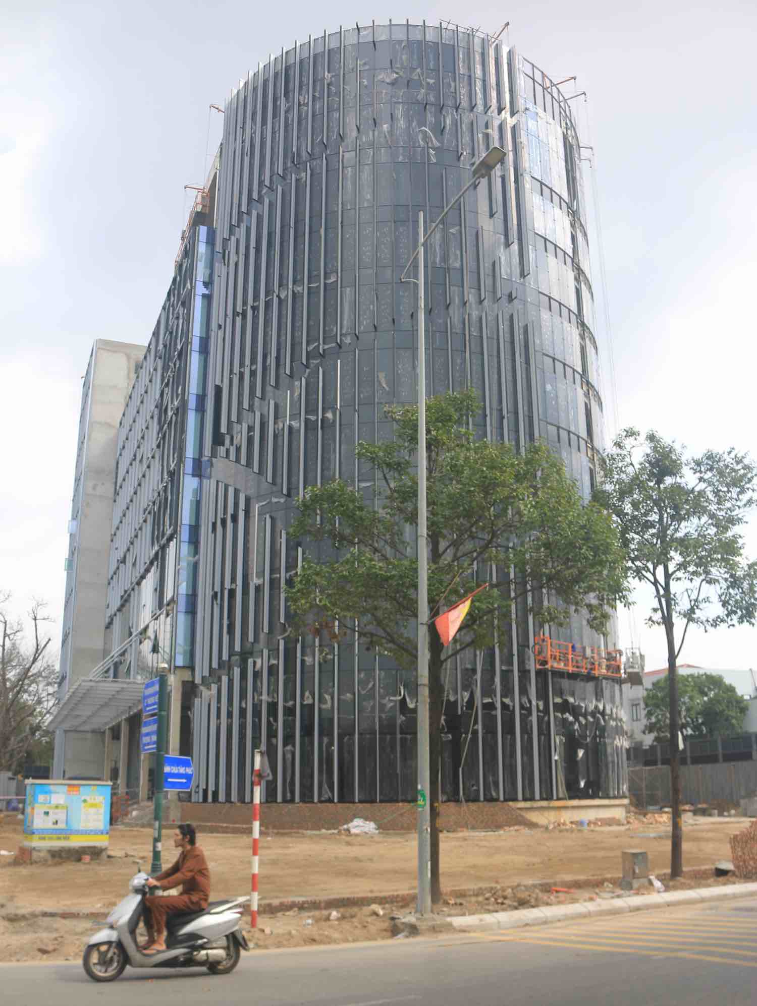 Dự án chợ Thượng Cát đang dần thành hình. Ảnh: Khánh An