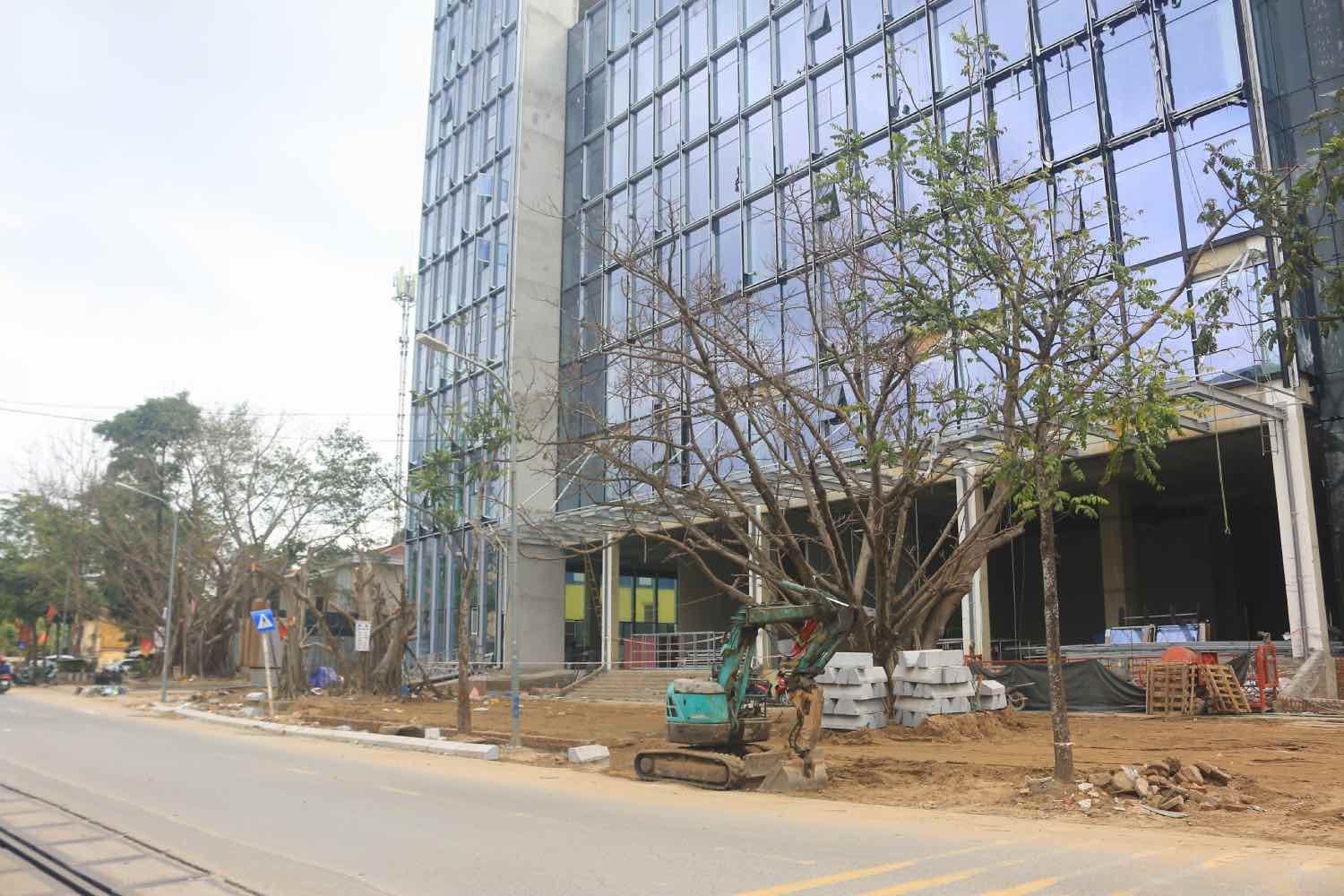 Dự án đang dần hoàn thiện, dự kiến hoàn thành vào quý I/2026. Ảnh: Khánh An