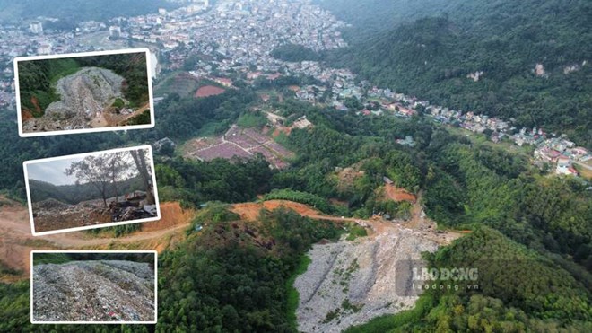 Giữa trung tâm, người dân bất an khi bãi rác quá tải treo trên đỉnh đồi