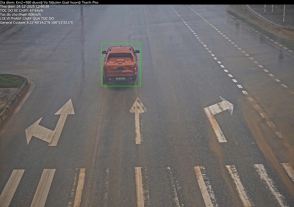 Phạt nguội nhiều chủ xe lỗi tốc độ ở các tỉnh phía Bắc