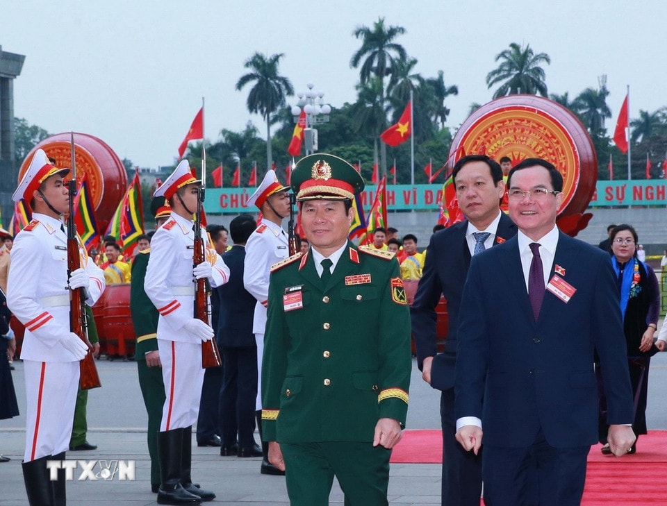 Các đại biểu dự lễ kỷ niệm. (Ảnh: Trọng Đức/TTXVN)