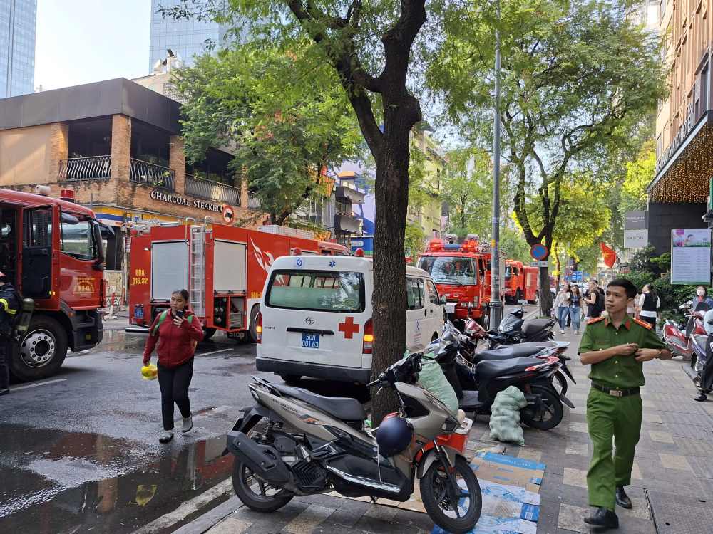 Hiện trường vụ việc. Ảnh: Minh Quân