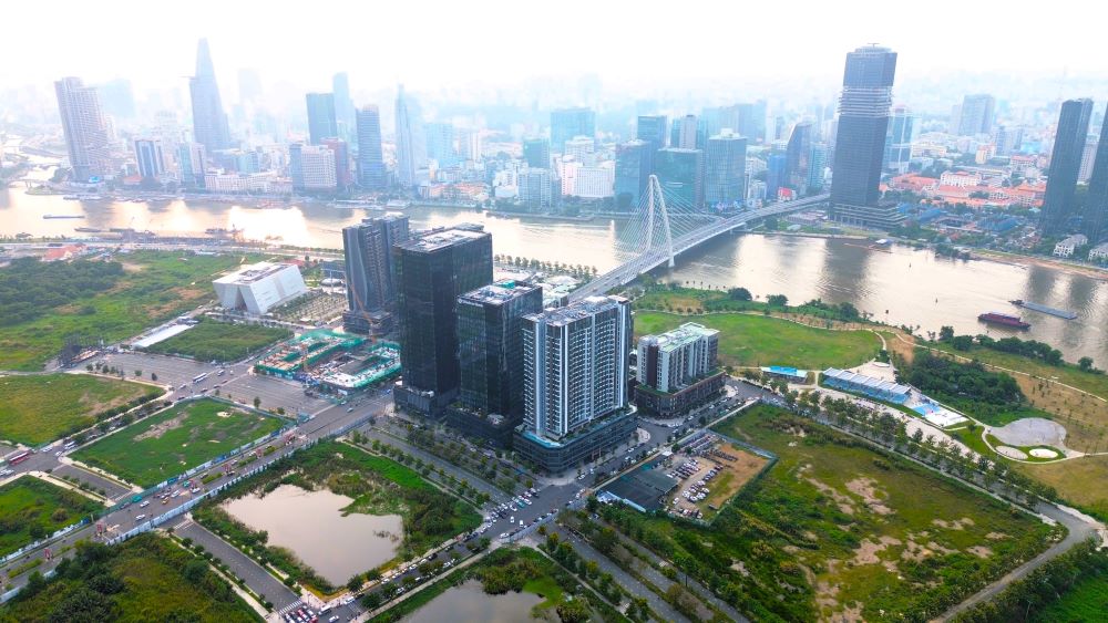 Hiện TPHCM đang rà soát lại phương án đầu tư để sớm thúc đẩy quá trình xây dựng cầu Thủ Thiêm 3. Ảnh: Anh Tú